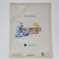 Final Fantasy X 10 Sony PlayStation 2 PS2 Coming Print Ad/Poster Promo Art picture