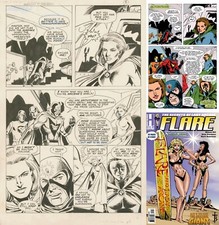Flare #37 Dick Giordano Original Art Page / Heroic Publishing 2009 Doctor Arcane picture