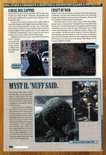 1997 StarCraft/Myst II 2 PC Vintage Print Ad/Poster Computer Game Promo Art 90s picture