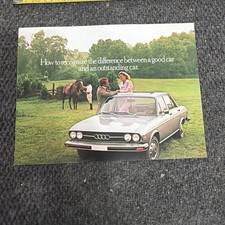 1976 Audi 100LS sales brochure picture