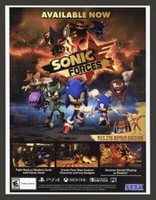 Sonic Forces PS4 Xbox One Nintendo Switch PC Game Promo Ad Art Print Poster picture
