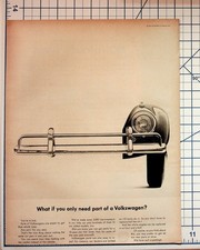 Vintage 1962 Volkswagen VW Beetle Car Parts Magazine Print Ad Ephemera picture