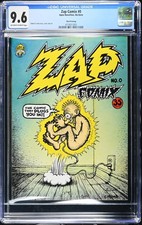 Zap Comix #0 1967 Robert Crumb Apex Novelty High Grade Underground Comix 9.6 picture