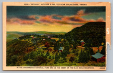 Postcard Skyland Skyline Drive Virginia Linen picture