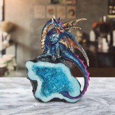 Medieval Dragon Guards Faux Crystal Cave 5.5