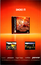 Necrodome PlayStation PS1 Mindscape Vintage Video Game Magazine Ad Print 1996 picture