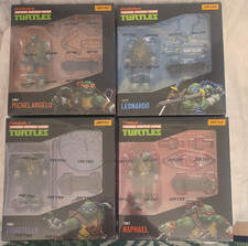 JOYTOY Nickelodeon TMNT Set of 4 Figures Leonardo Donatello Raphael Mikey picture