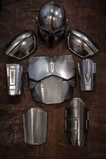 New-Mandalorian-Beskar-Armor Mando Fighting Armor Suit LARP Mandalorian Costume picture