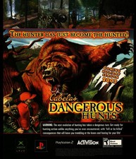 Cabela's Dangerous Hunts Activision Video Game Magazine Ad 2004 picture