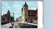 Pre-1907 ROMAN CATHOLIC CHURCH ATLANTIC CITY NJ ANTIQUE POSTCARD picture