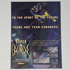 Hyper Blade Sony PlayStation 1 PS1 Coroners Print Ad/Poster picture