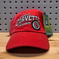 GM Official Licensed National Corvette Museum Red Hat/Cap 1999 picture