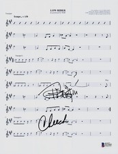 Cheech & Chong Signed Autograph Low Rider 8.5 x 11 Lyric Sheet Beckett BAS COA picture