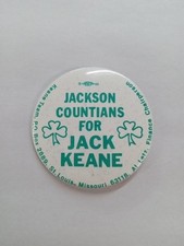 Jackson Countians For Jack Keane Vintage Campaign Button picture