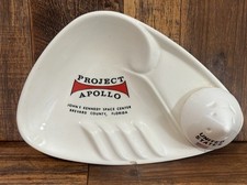 Vintage NASA Project Apollo Ceramic Space Capsule Ashtray Kennedy Space Center picture
