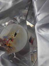 Disney Fine Art Glass LE ~ Pinocchio JIMINY CRICKET ~ Hand Painted by Toby Bluth picture
