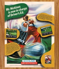 Jack Nicklaus Power Challenge Golf - Video Game Print Ads Poster Promo Art 1993 picture