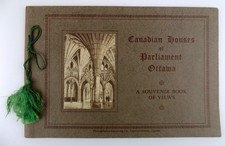 Vintage Canadian Houses of Parliament Ottawa Souvenir Book of Views EC picture