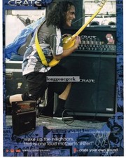 2005 CRATE Blue Voodoo Amp STAN LEE of The Dickies VINTAGE Print Ad picture