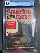 Amazing Adult Fantasy 14 1962 Marvel Comics CGC VG/F 5.0 Professor X Prototype picture