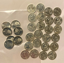 1 gram .999 lot silver rounds x31 picture