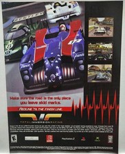 2002 Total Immersion Racing Sony Playstation 2 PS2 Print Ad Poster Promo Art picture