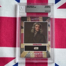 Isaac Newton Handwritten Word Cut from Autograph Manuscript Signed Beckett BAS picture