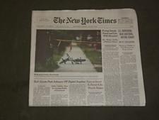 2018 AUGUST 7 NEW YORK TIMES - U.S. REINSTATING IRAN SANCTIONS, DEFYING EUROPE picture