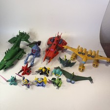 Vintage Bandai Gundam SD Figure Fleet Ship Lot Musai Zanzibar Gaw RB-79 Ball picture