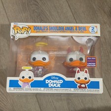 Funko Pop Disney Donald Duck Shoulder Angel & Devil 2-Pack 2022 4