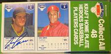 Kraft Macaroni & Cheese Box Lot of 4 1988 Jose CANSECO Autographed signed MINTY picture