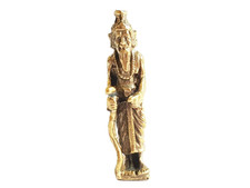 Thailand Amulet Buddha Statue Lersi Ruesi Standing Hermit Monk Gold Worship 2