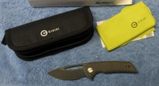CIVIVI C2010G Odium Folding Knife Dark Green Micarta Handle Black D2 Blade NEW picture