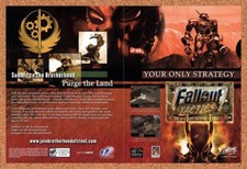 2001 Fallout Tactics PC Original Advertisement / Retro Promo v5 picture
