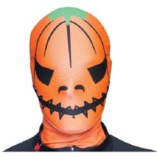Morphsuits Jack O Lantern Morph Mask Halloween Fabric Pumpkin Mask Adult OS picture