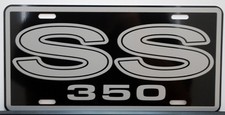 SS 350 Super Sport Metal License Plate Camaro Nova Chevelle El Camino Impala picture
