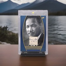 2024 Pieces Of The Past One Time Series Martin Luther King Jr. Handwritten Relic picture