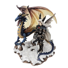 Fairysite Sapphire Dragon Figurine NT143 Limited Edition 0448/4800 Nene Thomas picture
