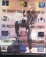 1992 ORIGINAL (UNFRAMED) U2 1992 magazine PROMO AD   picture