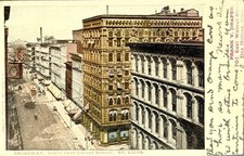 St. Louis, Missouri Vintage Postcard - Broadway, North From Locust Street c1906 picture