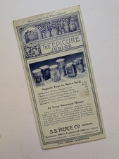 Vintage 1938 S.S. Pierce Co. The Epicure Junior Catalog picture