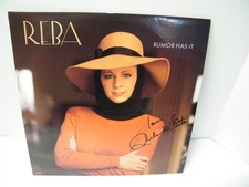 Reba McEntire Signed Autographed “Rumor Has It” Year 1990 Reba Fan Club Vinyl LP picture