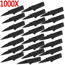 1-1000x Ultra-Thin Folding Pocket Knives Sharp Hunting Knives Credit Cards Knife picture
