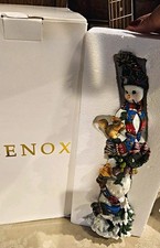 Lenox Winter Greetings Snowman Figurine Winker Goodman 2000 Boxed Christmas picture