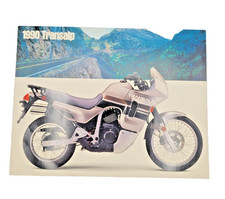 1990 Honda Transalp XL600V double-sided sales brochure-literature sheet vintage picture