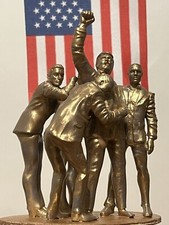 Trump FIGHT Statue - Butler, PA Rally - Trump with Secret Service Agents 4 inch picture