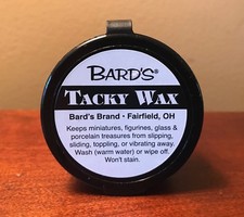 Bard's Brand TACKY WAX Wonderful Temporary Sticky Adhesive Holds Minis SMALL TUB picture