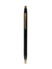 Cross Classic Century 4502 Ball Pen Classic Black Matte Gold Trim USA picture