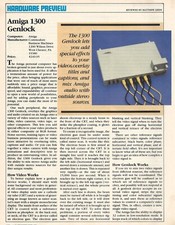 Commodore Amiga 1300 Genlock Adds Special Effects to Video Mixer Device Review picture
