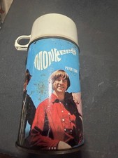 Vintage 1967 The Monkees Thermos King Seeley Peter Tork Davy Jones Nesmith Dolen picture